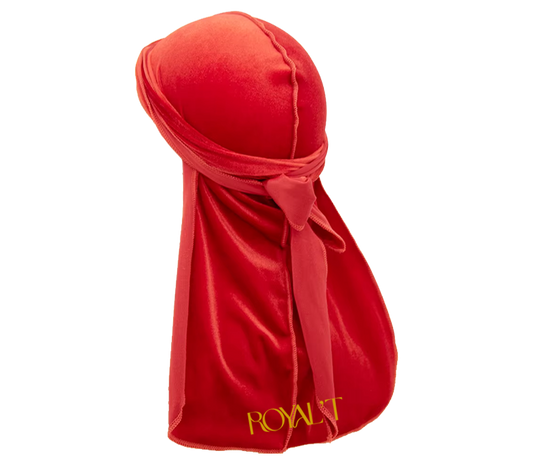 Royal'T Embroidered Red Durag